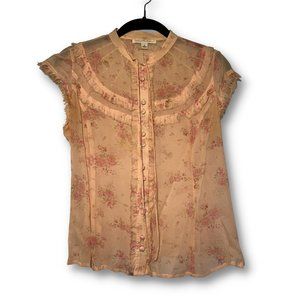 Silk Sheer Banana Republic Top